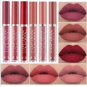 6pcs Matte Liquid Lipsticks